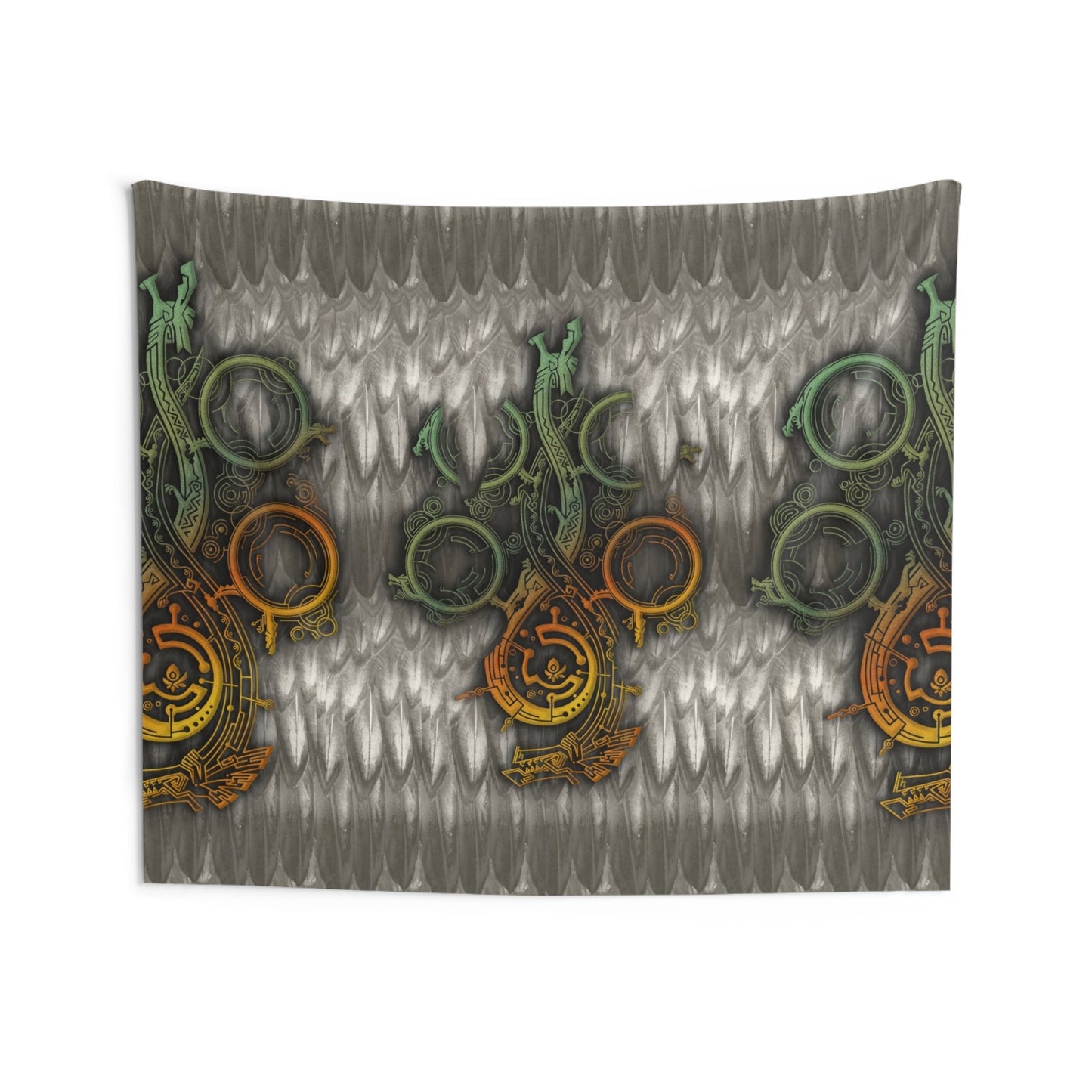 Gray Feathers Wall Tapestry Monster Hunter WILDS