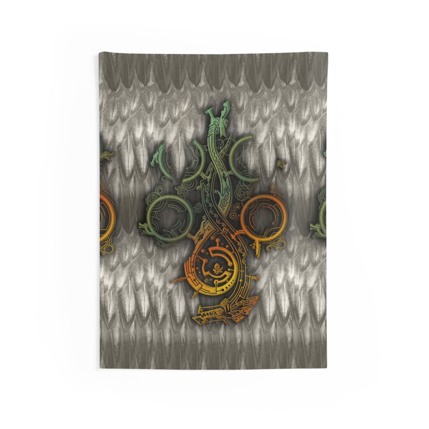 Gray Feathers Wall Tapestry Monster Hunter WILDS