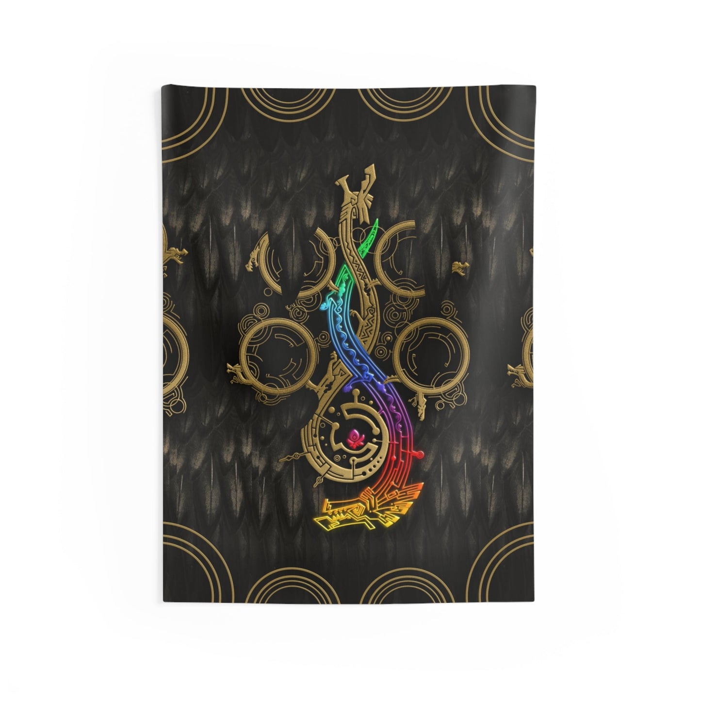 Brass Rainbow Wall Tapestry Monster Hunter WILDS