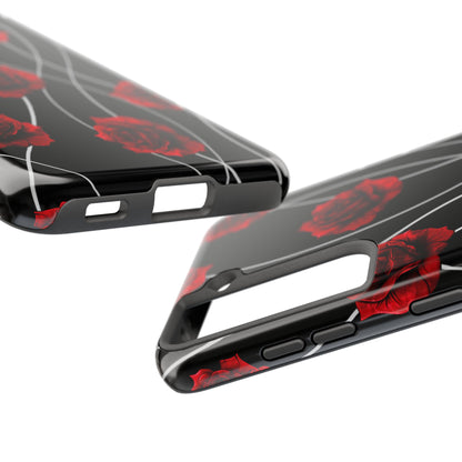 Dark Red Roses Tough Phone Case