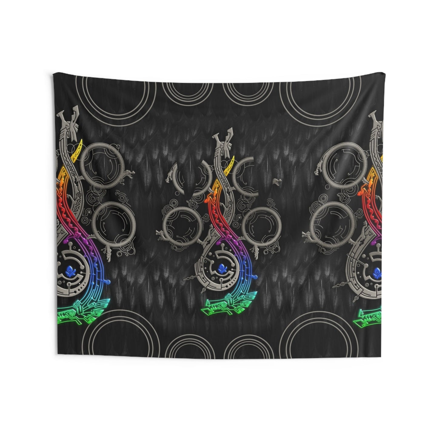 Silver Rainbow Wall Tapestry Monster Hunter WILDS