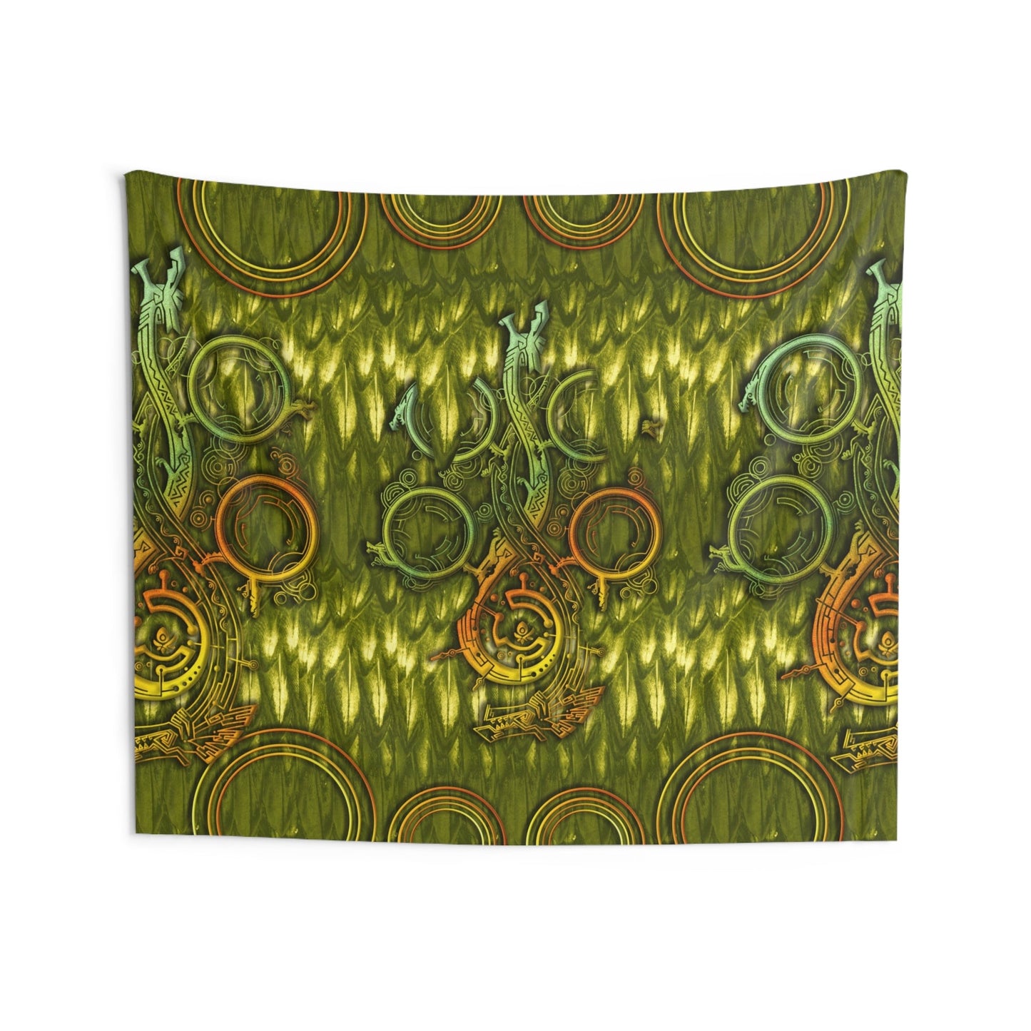 Jungle Feathers Wall Tapestry Monster Hunter WILDS