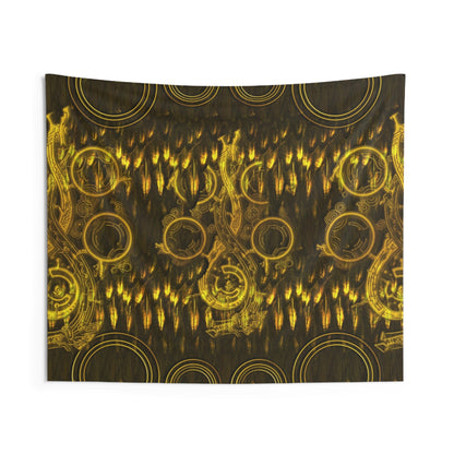 Golden Feathers Wall Tapestry Monster Hunter WILDS