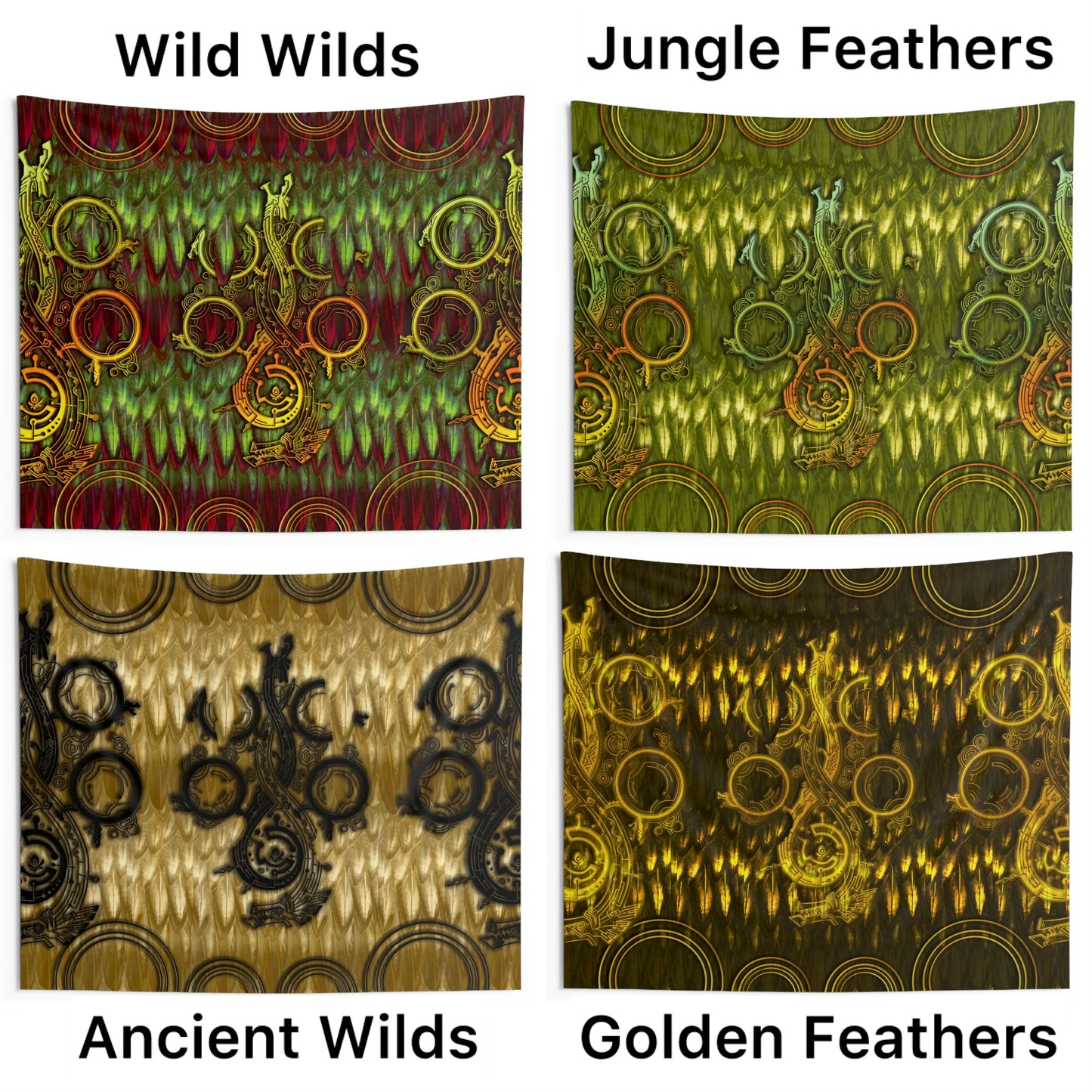 Black MH Wilds Wall Tapestry Monster Hunter WILDS