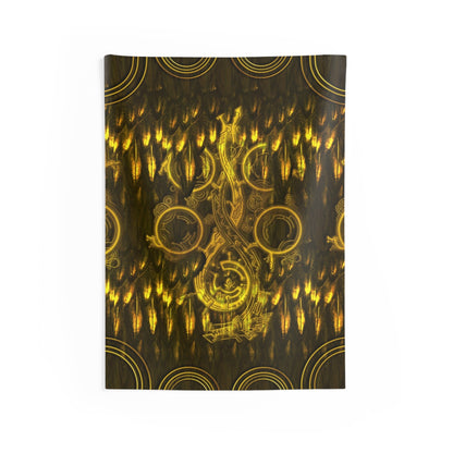 Golden Feathers Wall Tapestry Monster Hunter WILDS