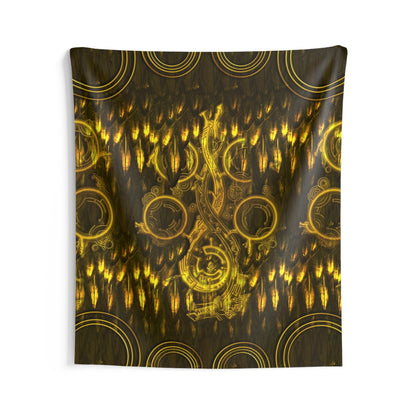 Golden Feathers Wall Tapestry Monster Hunter WILDS