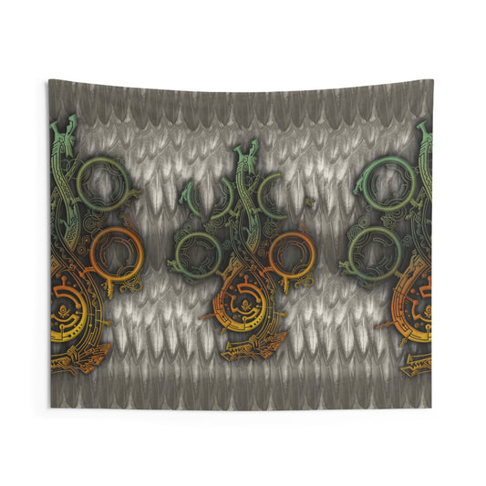 Gray Feathers Wall Tapestry Monster Hunter WILDS