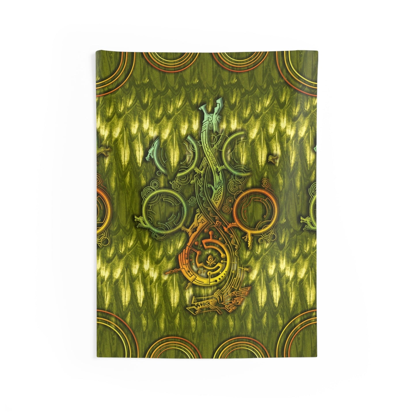 Jungle Feathers Wall Tapestry Monster Hunter WILDS