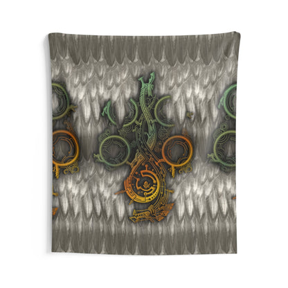 Gray Feathers Wall Tapestry Monster Hunter WILDS