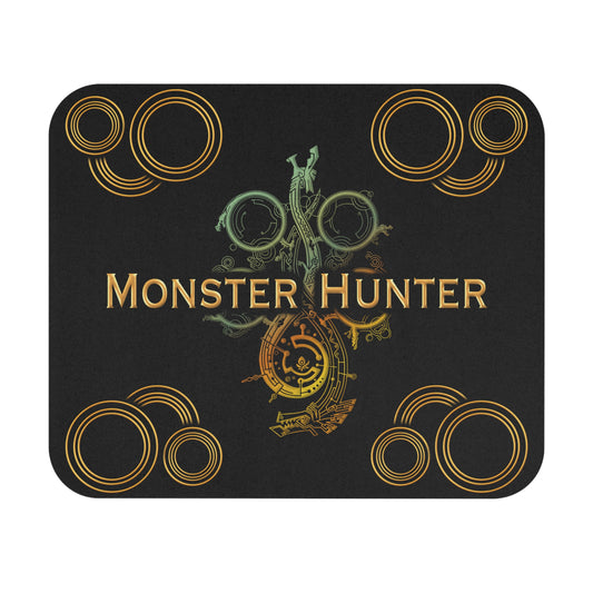 Black MH Wilds Mouse Pad