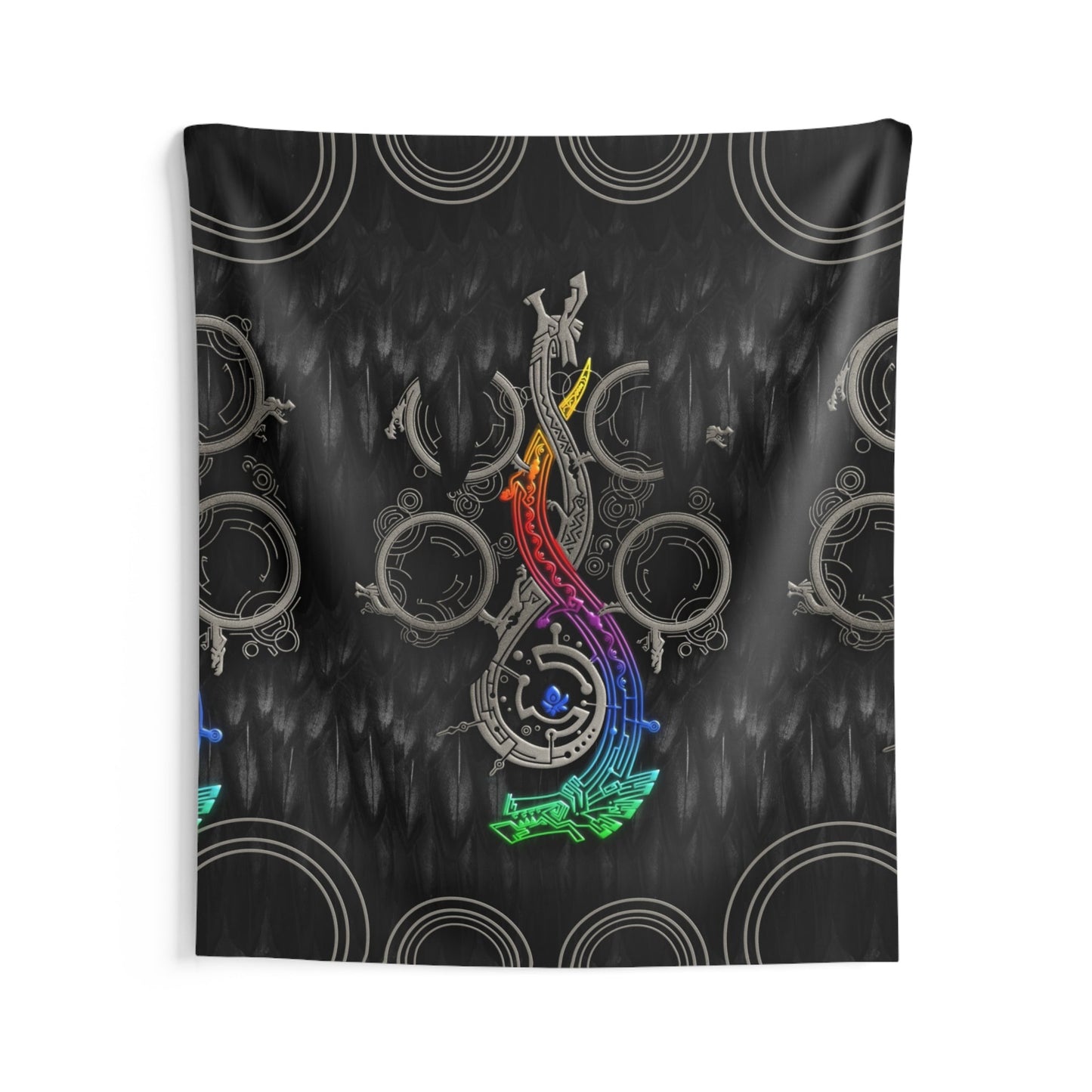 Silver Rainbow Wall Tapestry Monster Hunter WILDS