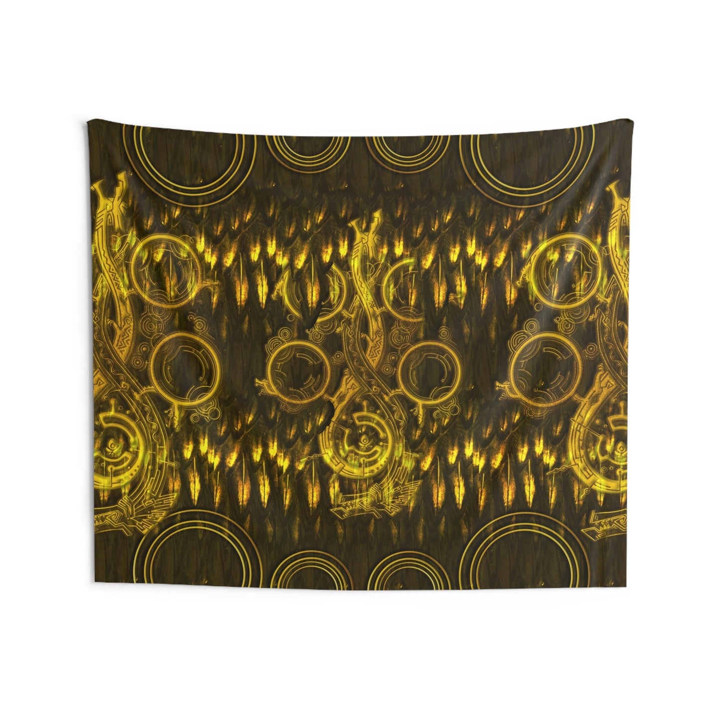 Golden Feathers Wall Tapestry Monster Hunter WILDS