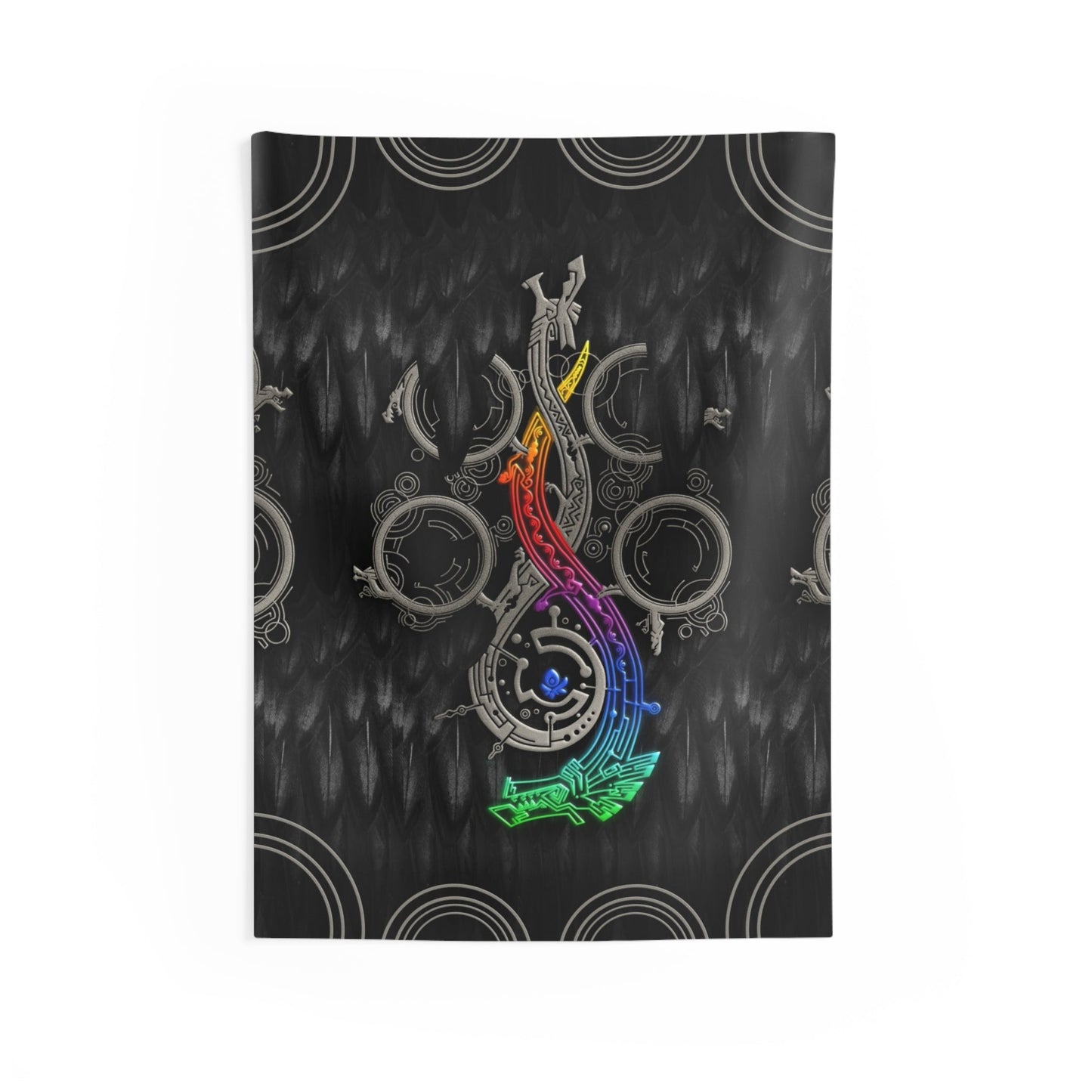 Silver Rainbow Wall Tapestry Monster Hunter WILDS